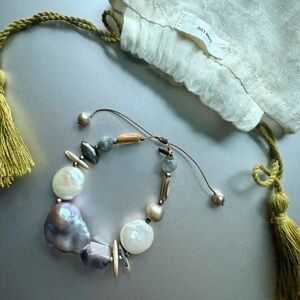 Chan Luu Pearl Abalone Labradorite Lix bracelet NWOT